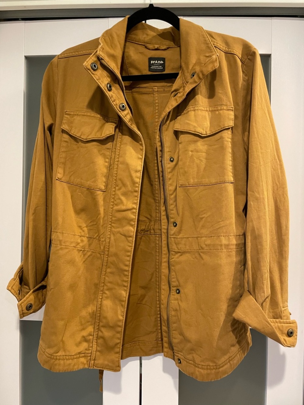Prana Women's Mustard Utility Field Jacket